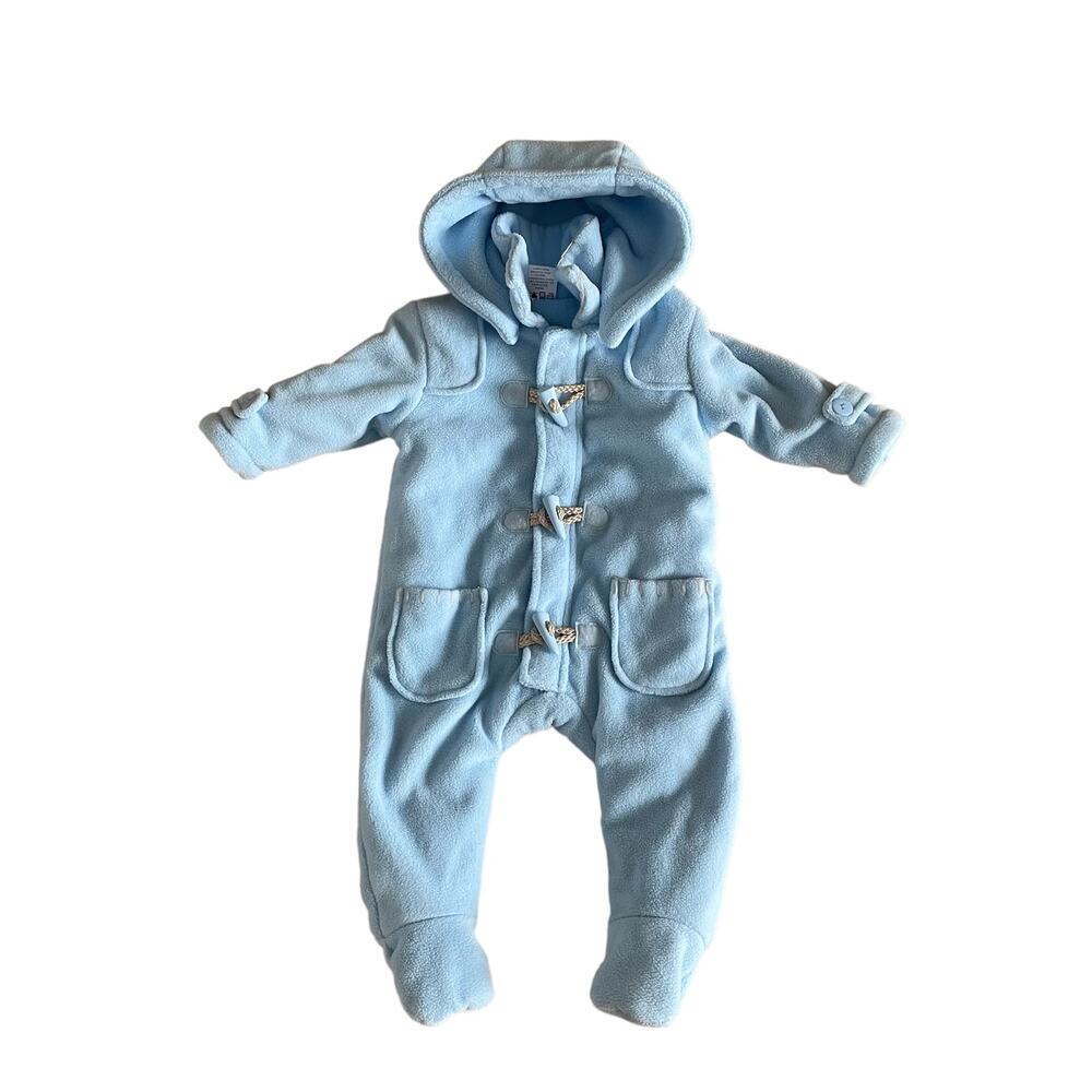 Baby Mode Fleece One Piece with Toggles and Zipper Sz 6M